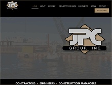 Tablet Screenshot of jpcgroupinc.com